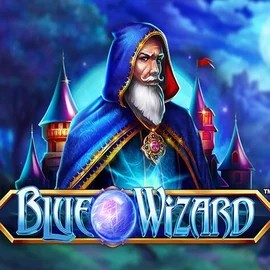Official Slots logo: Blue Wizard by Quickspin at Spinmama Casino