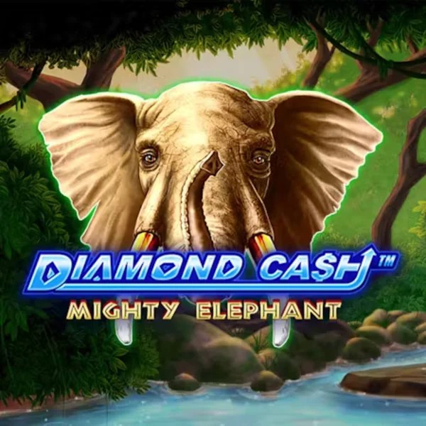 Diamond Cash Mighty Elephant slot logo by Greentube at Spinmama Casino