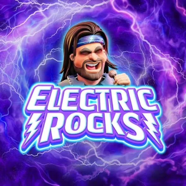 Electric Rocks slot icon by Inspired Gaming, available at Spinmama Casino